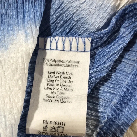 SAINTS 21 Cinch Front Blouse - Picture 7 of 9